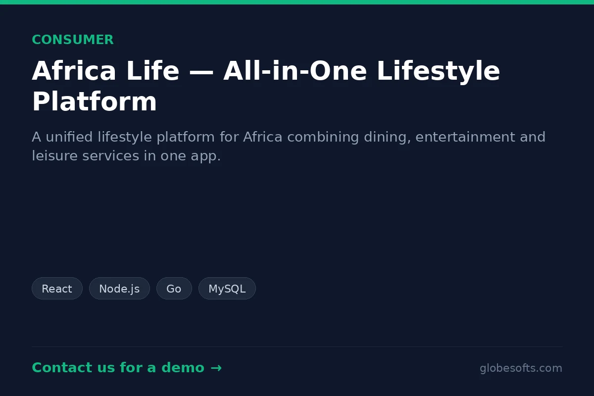 Africa Life — All-in-One Lifestyle Platform