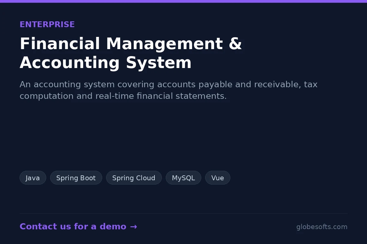 Financial Management & Accounting System